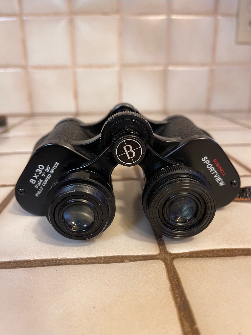 Vintage Bushnell Binoculars Sportview 8x30 with Leather Case